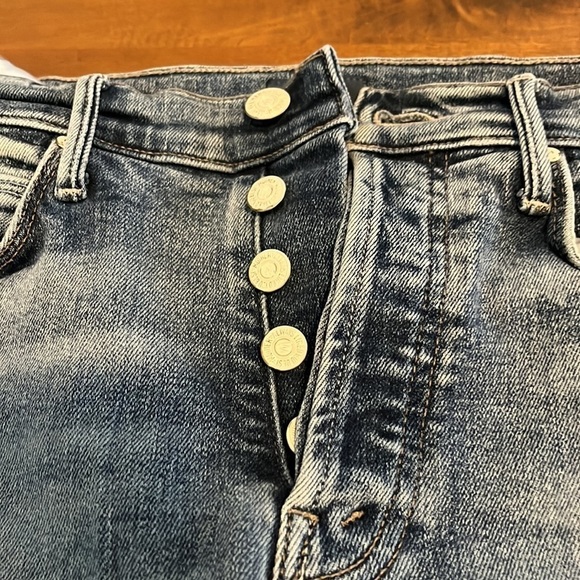 Mother jeans The Stunner Ankle Fray size 24 - Picture 3 of 11